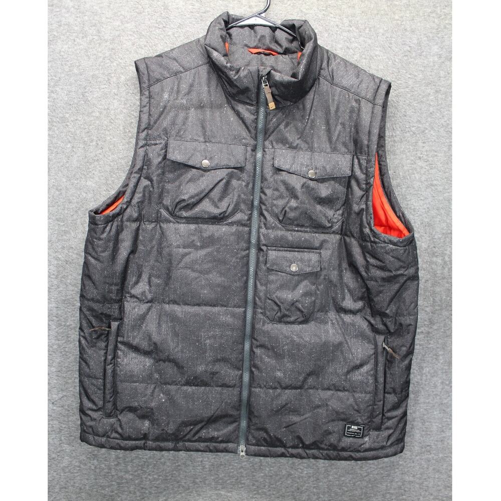 Nike Jacket Mens 2XL Puffer Quilted Cargo Active Track Outdoors Hiking Athletes